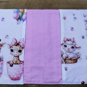 textil gyermek egészségügyi kiskönyv borító állatmintával - otthon & életmód - papír, írószer - egészségügyi kiskönyv borító - Meska.hu