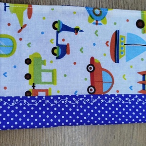 textil gyermek egészségügyi kiskönyv borító,autó  mintával - otthon & életmód - papír, írószer - egészségügyi kiskönyv borító - Meska.hu