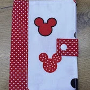 textil gyermek egészségügyi kiskönyv borító,Mickey egér mintával, Otthon & Életmód, Papír, írószer, Egészségügyi kiskönyv borító, , MESKA