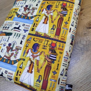 egyiptomi  mintás  könyvtok-könyvtartó vagy tablet tartó vízálló vászon anyagból - könyv & zene - könyvtok - Meska.hu