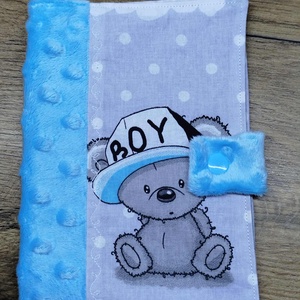 textil gyermek egészségügyi kiskönyv borító,maci    mintával, Otthon & Életmód, Papír, írószer, Egészségügyi kiskönyv borító, , MESKA