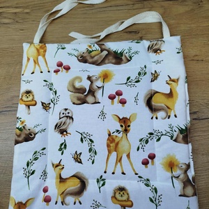 állatmintás kis méretű párna székre,megkötővel., Otthon & Életmód, Lakástextil, Székpárna, huzat, Varrás, MESKA