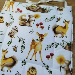 állatmintás kis méretű párna székre,megkötővel. - otthon & életmód - lakástextil - székpárna, huzat - Meska.hu