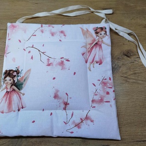 tündér mintás kis méretű párna székre,megkötővel. - otthon & életmód - lakástextil - székpárna, huzat - Meska.hu