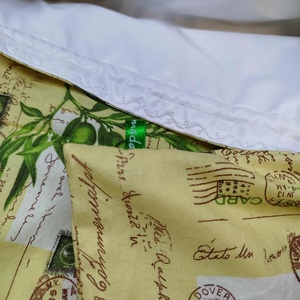 Kenyeres zsák-  pékáru tároló  zsák oliva  mintával - táska & tok - bevásárlás & shopper táska - kenyeres zsák - Meska.hu