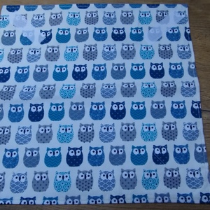 bagoly  mintás  újraszalvéta,textilszalvéta tízórai,uzsonna csomagolására,, Otthon & Életmód, Konyhafelszerelés, tálalás, Konyhai textil, Szalvéta, Varrás, MESKA