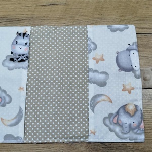 textil gyermek egészségügyi kiskönyv borító, állat  mintával - otthon & életmód - papír, írószer - egészségügyi kiskönyv borító - Meska.hu