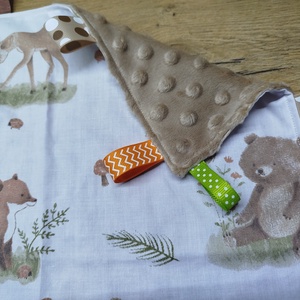 állatmintás  címkerongyi -szundikendő, Baba - mama, Baba játékok, Szundikendő, alvóka, Varrás, MESKA
