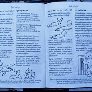 textil gyermek egészségügyi kiskönyv borító állatmintával - baba - mama - babaemlékek - egészségügyi kiskönyv borító - Meska.hu