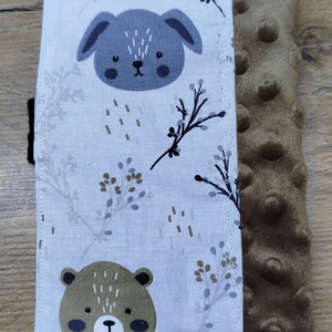 textil gyermek egészségügyi kiskönyv borító állatmintával - baba - mama - babaemlékek - egészségügyi kiskönyv borító - Meska.hu