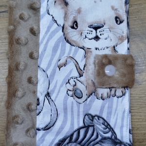 textil gyermek egészségügyi kiskönyv borító állatmintával, Baba - mama, Babaemlékek, Egészségügyi kiskönyv borító, , MESKA