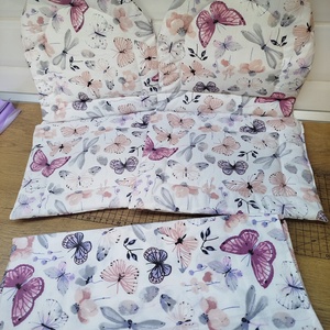 2 db mintás kis méretű párna székre+ terítő,rendelésre! - Meska.hu