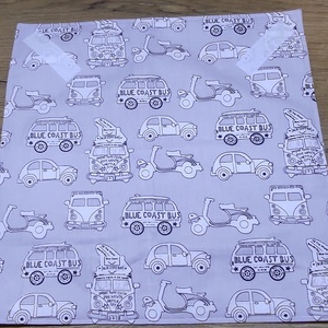 autó   mintás  újraszalvéta,textilszalvéta tízórai,uzsonna csomagolására,, Otthon & Életmód, Konyhafelszerelés, tálalás, Konyhai textil, Szalvéta, Varrás, MESKA