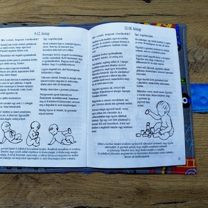 textil gyermek egészségügyi kiskönyv borító,állat- jármű mintával - baba - mama - babaemlékek - egészségügyi kiskönyv borító - Meska.hu