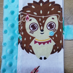 textil gyermek egészségügyi kiskönyv borító állatmintával - baba - mama - babaemlékek - egészségügyi kiskönyv borító - Meska.hu