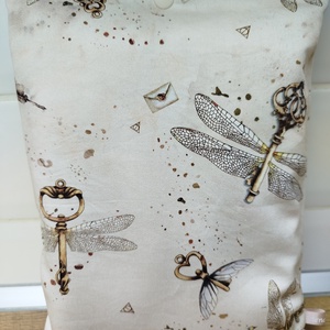 Harry Potter- szárnyas kulcsok mintás könyvtok-könyvtartó vagy tablet tartó pamutvászon anyagból  - könyv & zene - könyvtok - Meska.hu