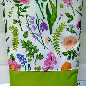 Virágmintás  könyvtok-könyvtartó vagy tablet tartó vízálló vászon anyagból, Könyv & Zene, Könyvtok, Varrás, MESKA