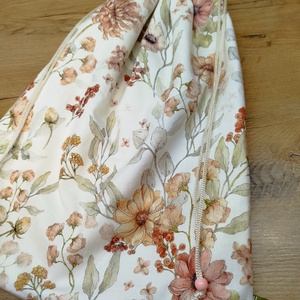 Kenyeres zsák-  pékáru tároló  zsák  virág mintával, Táska & Tok, Bevásárlás & Shopper táska, Kenyeres zsák, Varrás, MESKA