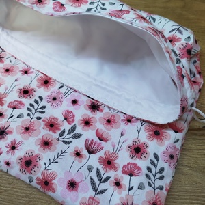 Kenyeres zsák-  pékáru tároló  zsák  virág mintával - táska & tok - bevásárlás & shopper táska - kenyeres zsák - Meska.hu