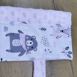 textil gyermek egészségügyi kiskönyv borító maci  mintával - baba - mama - babaemlékek - egészségügyi kiskönyv borító - Meska.hu