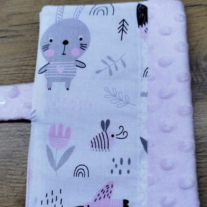 textil gyermek egészségügyi kiskönyv borító maci  mintával - baba - mama - babaemlékek - egészségügyi kiskönyv borító - Meska.hu