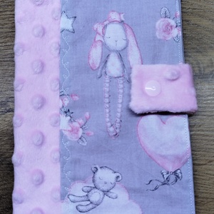 textil gyermek egészségügyi kiskönyv borító nyuszi     mintával - Meska.hu