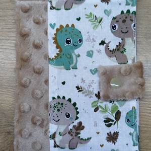 textil gyermek egészségügyi kiskönyv borító dinoszaurusz  mintával - Meska.hu