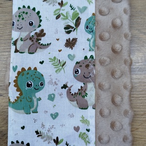 textil gyermek egészségügyi kiskönyv borító dinoszaurusz  mintával - baba - mama - babaemlékek - egészségügyi kiskönyv borító - Meska.hu