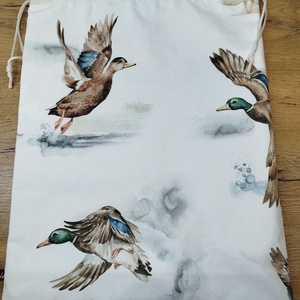 Kenyeres zsák-  pékáru tároló  zsák madár mintával - táska & tok - bevásárlás & shopper táska - kenyeres zsák - Meska.hu