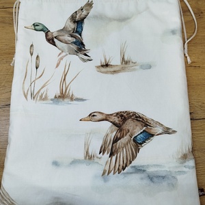 Kenyeres zsák-  pékáru tároló  zsák madár mintával - táska & tok - bevásárlás & shopper táska - kenyeres zsák - Meska.hu