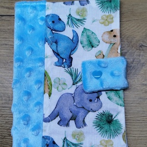 textil gyermek egészségügyi kiskönyv borító dino   mintával - Meska.hu