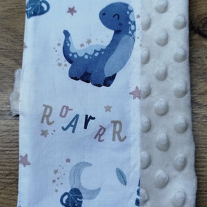 textil gyermek egészségügyi kiskönyv borító dino   mintával - baba - mama - babaemlékek - egészségügyi kiskönyv borító - Meska.hu