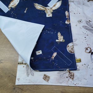 2 db Harry Potter mintás  újraszalvéta,textilszalvéta tízórai,uzsonna csomagolására, - otthon & életmód - konyhafelszerelés, tálalás - konyhai textil - szalvéta - Meska.hu