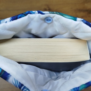 Pávatoll mintás  könyvtok-könyvtartó vagy tablet tartó vízálló vászon anyagból - könyv & zene - könyvtok - Meska.hu