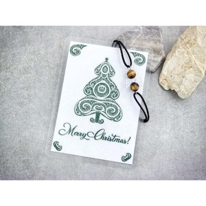 Merry Christmas tigrisszem angyal karkötő, Ékszer, Karkötő, Karkötő medállal, , MESKA