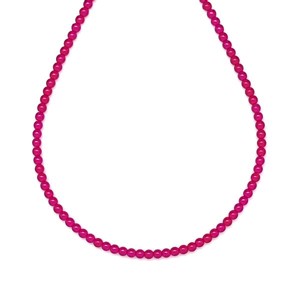 Rubin szintetikus golyó 2,5mm  ékszerkészítő alapanyag (füzér), Kellékek & szerszámok, Ásvány alapanyag, Ásványfüzér, , MESKA