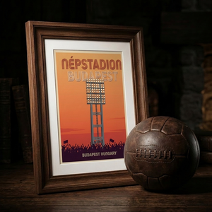 Magyar Foci Legenda Retro Foci Stadion Prémium Focis Falikép � Modern Minimalista Poszter - otthon & életmód - dekoráció - kép & falikép - poszter - Meska.hu