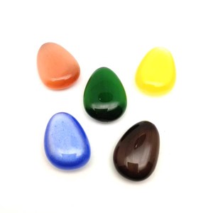 25/30mm Macskaszem szintetikus csepp, Kellékek & szerszámok, Ásvány alapanyag, Marokkő, , MESKA