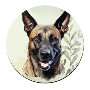 Belga juhászkutya portré mintás bögre alátét, , , MESKA