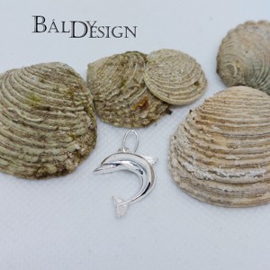 Ezüst delfin medál, Ékszer, Nyaklánc, Medál, , MESKA