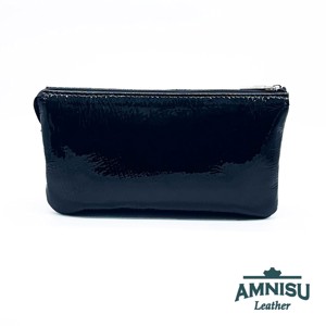 Fekete gyűrt lakk - fehér lakk krokkómintás kristály köves női pénztárca G8007-3013 - táska & tok - pénztárca & más tok - pénztárca - női pénztárca - Meska.hu