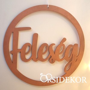 Feleség fa dekoráció esküvőre - esküvő - dekoráció - helyszíni dekor - Meska.hu