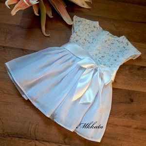 Alkalmi ,keresztelő kislány ruha + boleró   -  - Meska.hu