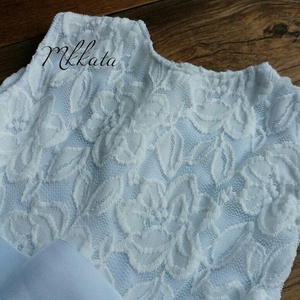 Alkalmi ,keresztelő kislány ruha 68- as  méret  -  - Meska.hu