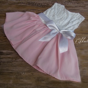 Alkalmi ,keresztelő kislány ruha 68- as  méret  -  - Meska.hu