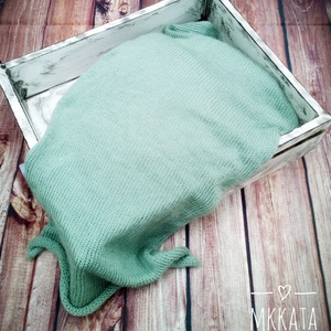 Kötött újszülött baba takaró 50x 90 cm   -  - Meska.hu