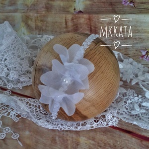 Újszülött / baba fejpánt több méretben  - ruha & divat - babaruha & gyerekruha - babafotózási ruha és kellék - Meska.hu