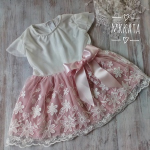 Alkalmi ,keresztelő kislány ruha 74 es méret  - ruha & divat - gyerekruha - Meska.hu