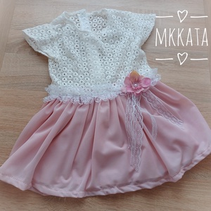 Alkalmi ,keresztelő kislány ruha 74-es méret  - ruha & divat - gyerekruha - Meska.hu
