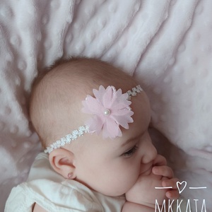 Újszülött / baba fejpánt több méretben  - ruha & divat - babaruha & gyerekruha - babafotózási ruha és kellék - Meska.hu